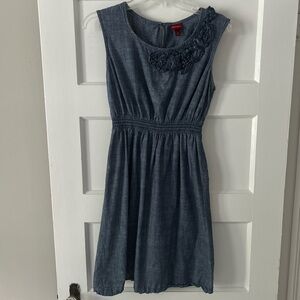 Merona chambray denim tank dress, S